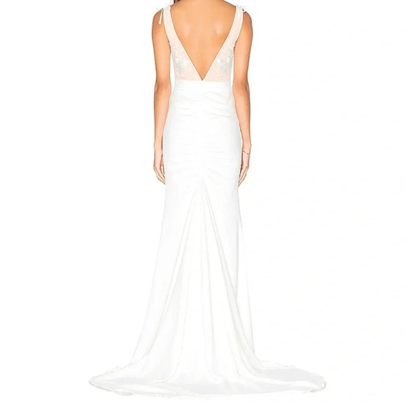 NWT Lovers + Friends Gown Maxi Dress White Wedding size 2 - Picture 2 of 8